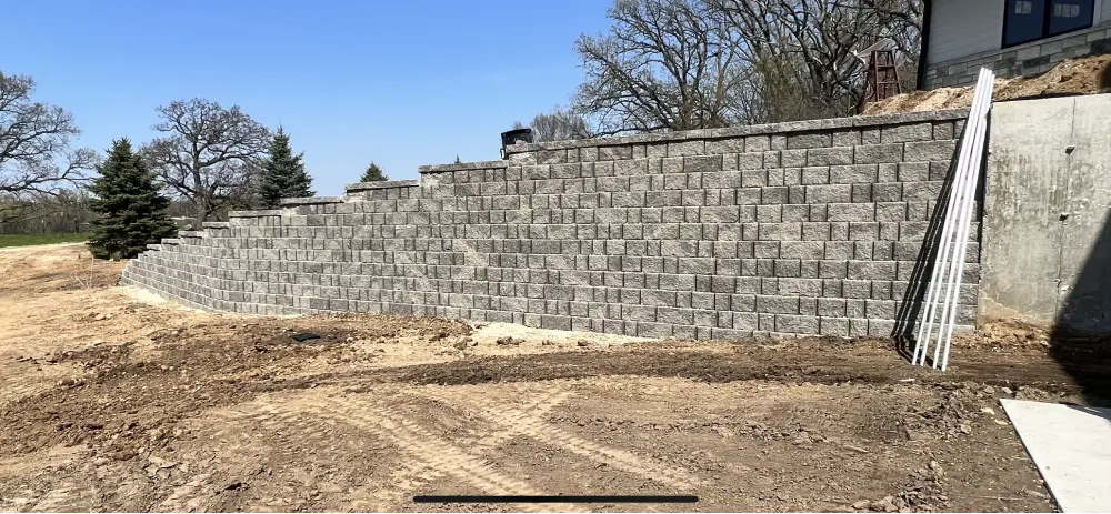 Large Outdoor Retaining Wall Large Outdoor Retaining Wall