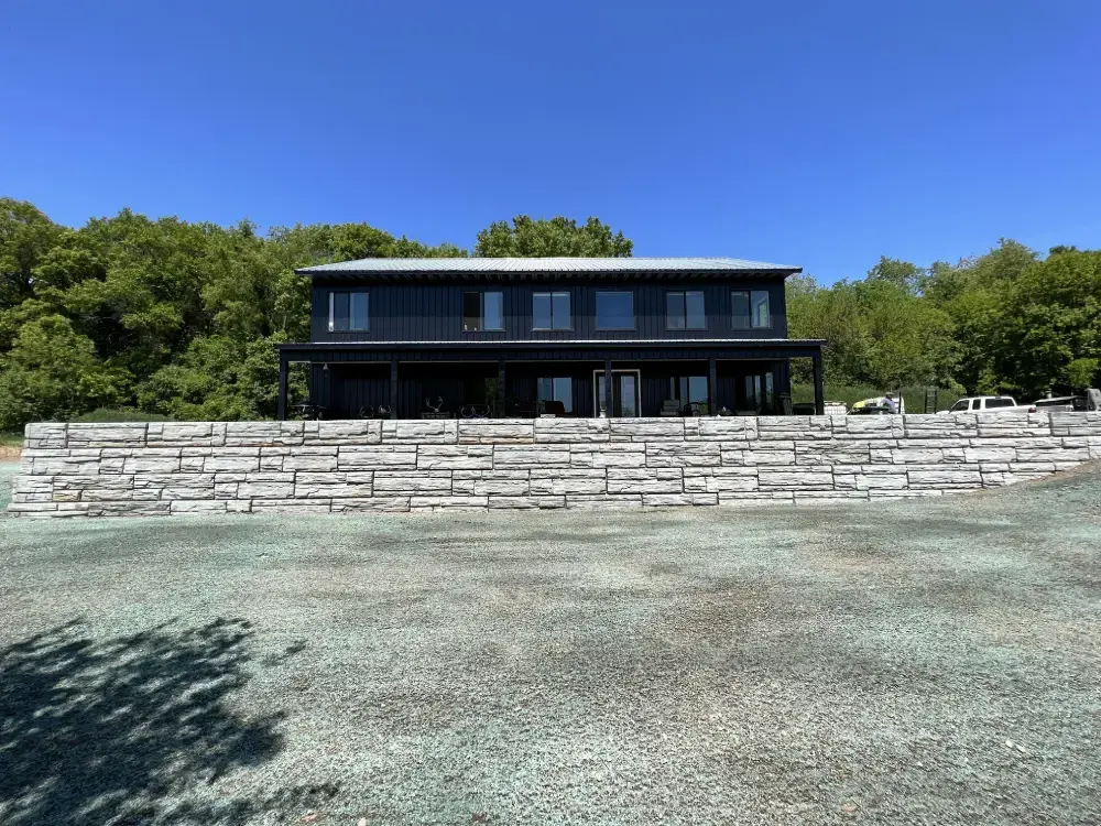 Large Retaining Wall Large Retaining Wall